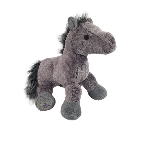 Webkinz Ganz Pony Plush Toy Child HM098 Soft Clean NO CODE Grey Arabian Horse - Picture 5 of 7